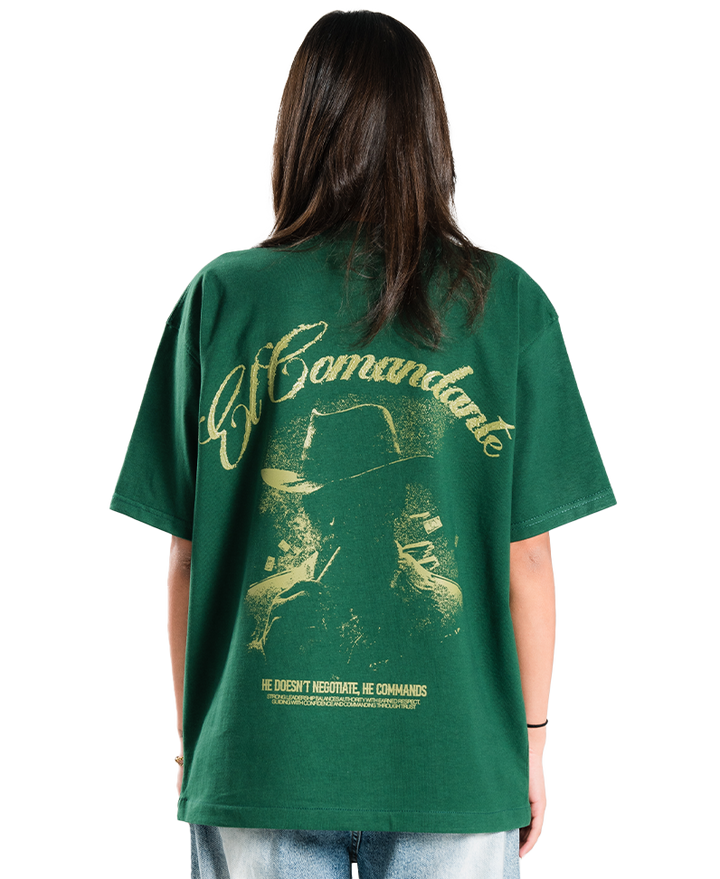 EL COMMANDANTE olive t-shirt