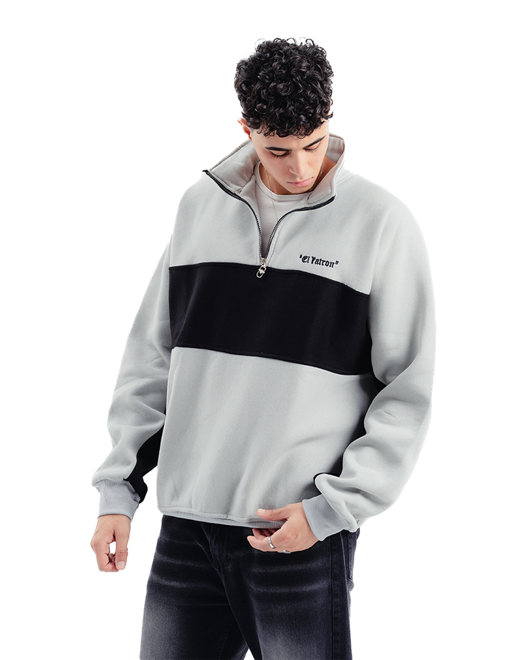 SILVER quarter zip