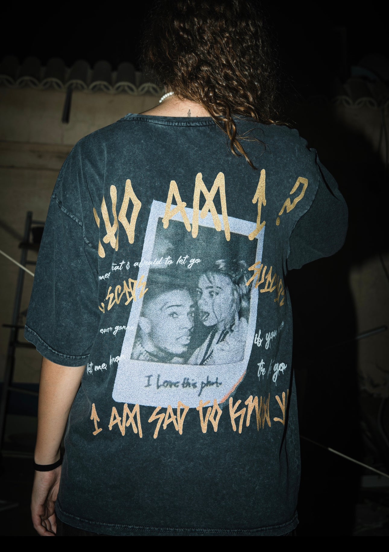 XXX tentacion oversized washed t-shirt