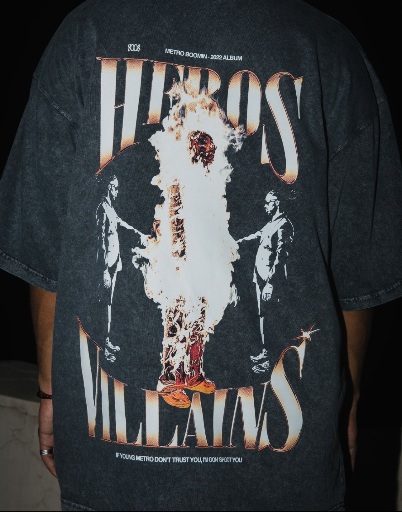 METRO BOOMIN oversize washed t-shirt