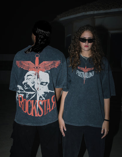 POST MALONE  oversize washed t-shirt