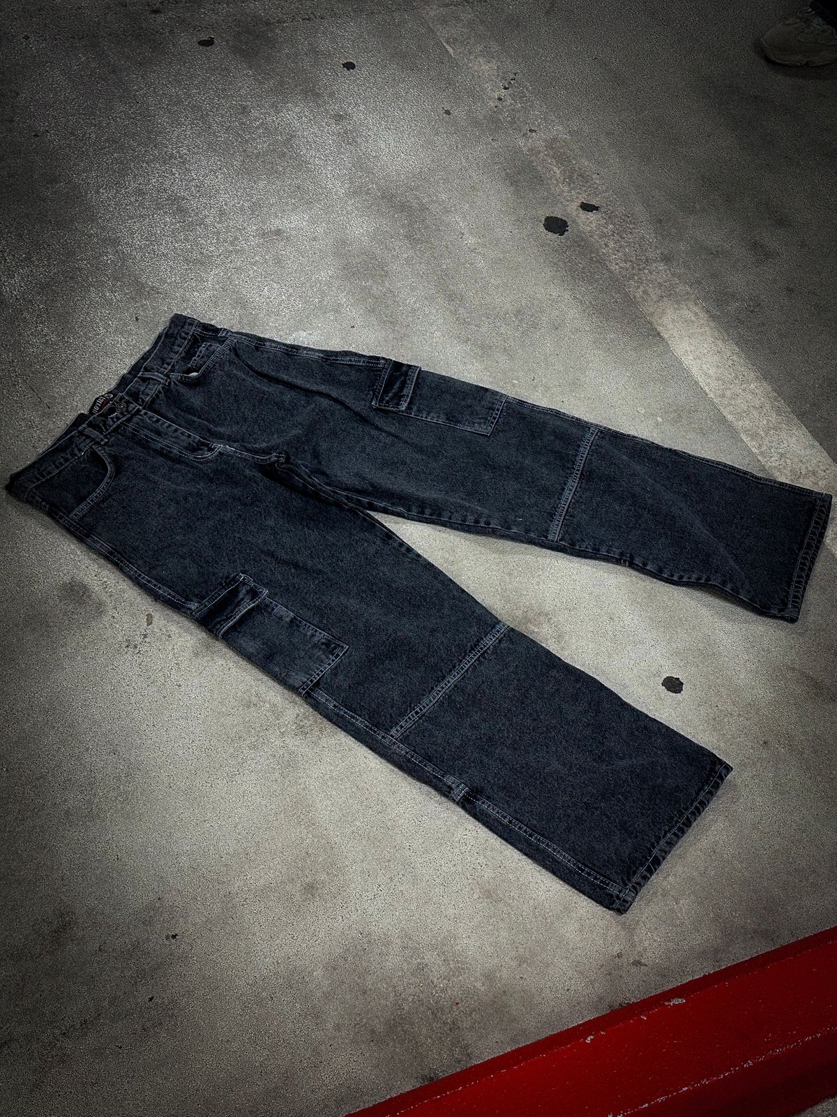 DARK grey denim pants